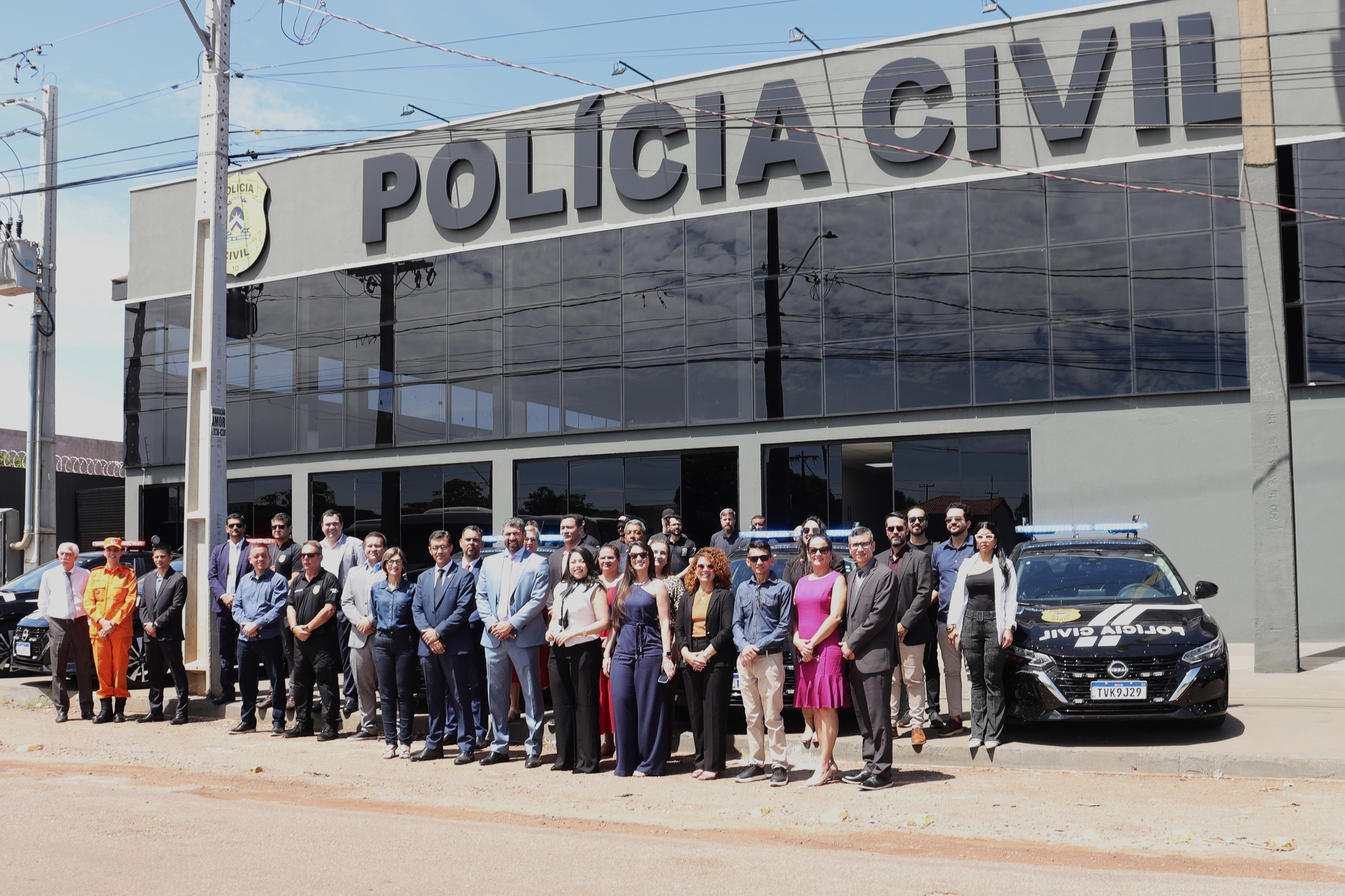 Comitiva do Fundo Nacional de Segurança Pública realiza visita técnica ao novo Complexo de Delegacias de Taquaralto
