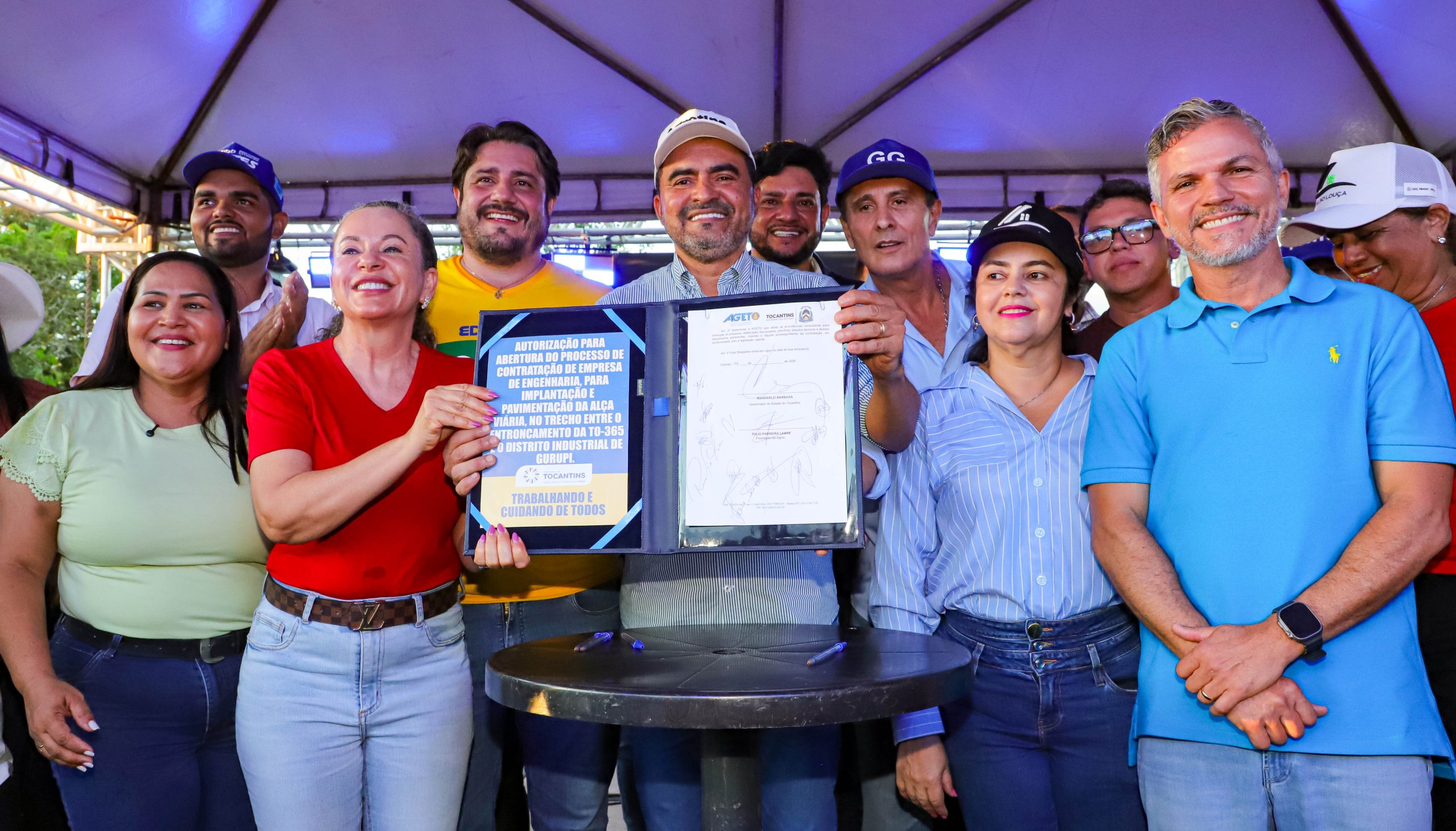 Governador Wanderlei Barbosa autoriza pavimentação de alça viária para fortalecer mobilidade e desenvolvimento em Gurupi