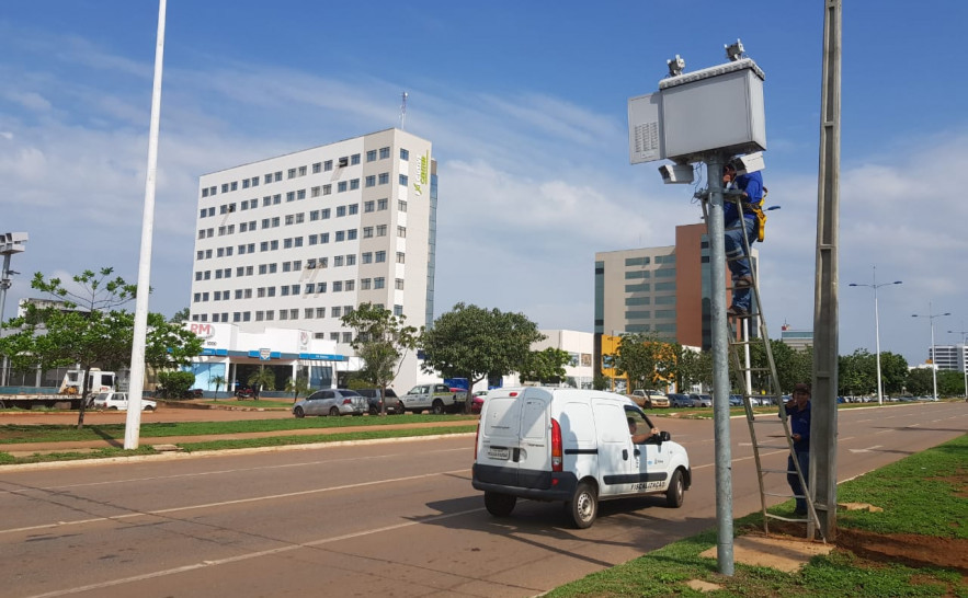 Oito radares de Palmas são aferidos pela Agência Estadual de Metrologia nesta terça-feira