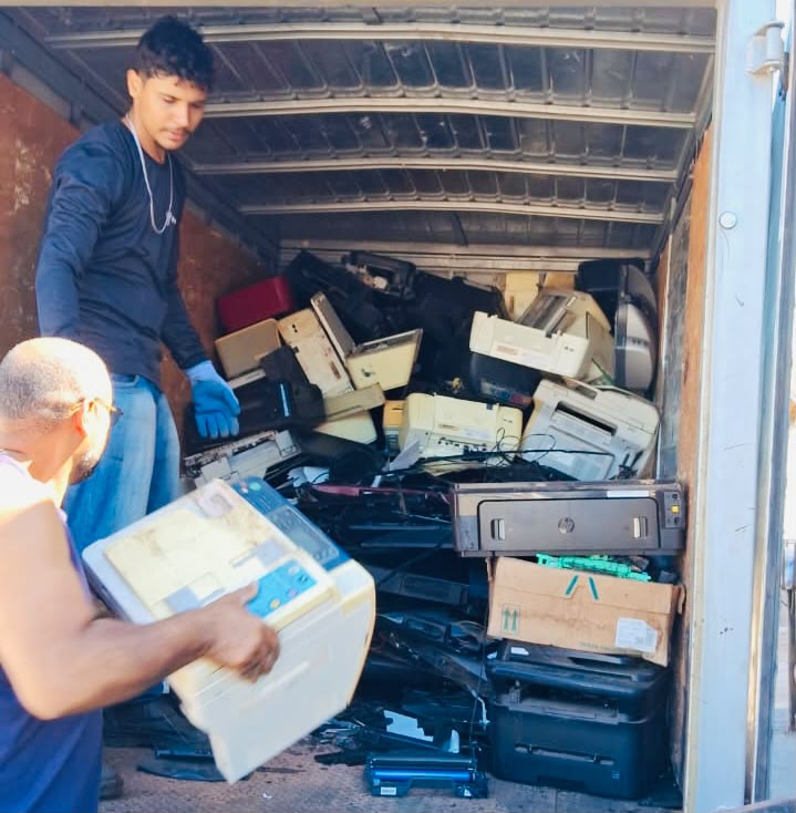 Prefeitura de Gurupi fortalece política ambiental e destina cerca de uma tonelada de resíduos eletrônicos para reciclagem especializada