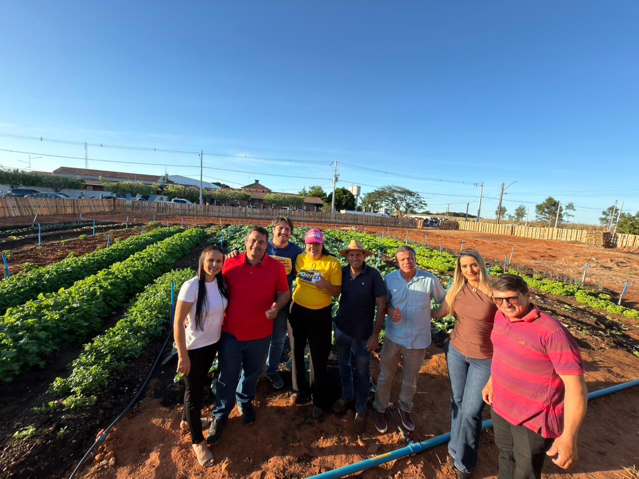 ASEFAFTO inaugura 16ª Horta Comunitária em Talismã com participação de Eduardo Fortes