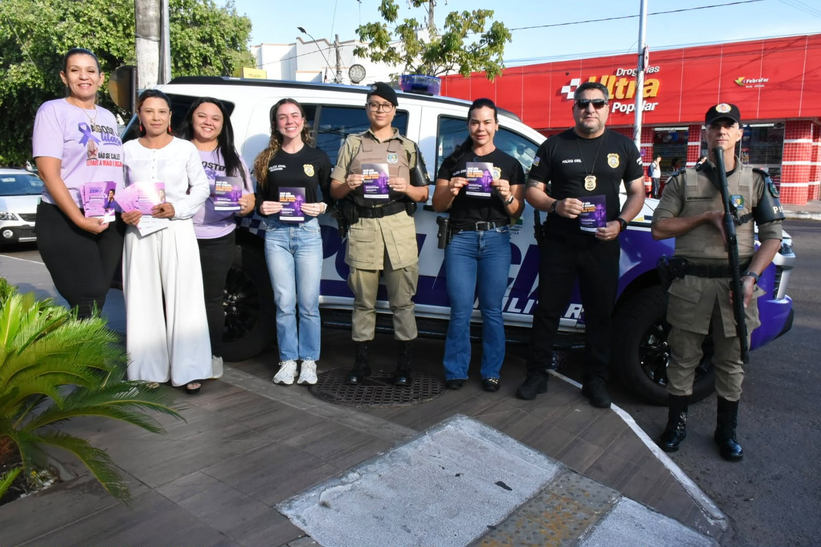 Prefeitura de Gurupi realiza blitz educativa e amplia ações de enfrentamento à violência contra a mulher no Agosto Lilás